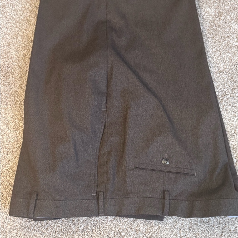 Roundtree & Yorke Dark Brown Flat Front Shorts